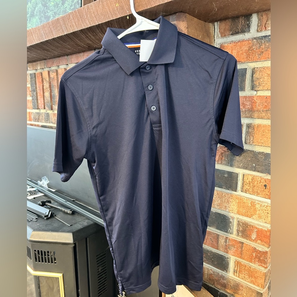 Lot of 4 boys polo French toast size 14/16 uniform shirt NWT navy blue color